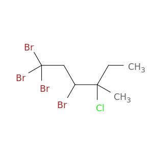 Hexane, 1,1,1,3-tetrabromo-4-chloro-4-methyl-