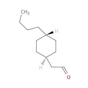 CYCLOHEXANEACETALDEHYDE, 4-BUTYL-, TRANS-