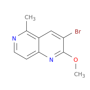 1,6-萘啶,3-溴-2-甲氧基-5-甲基-