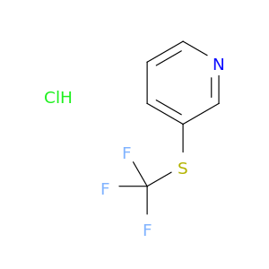 3-[(trifluoromethyl)sulfanyl]pyridine hydrochloride