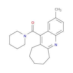 (2-methyl-7,8,9,10-tetrahydro-6h-cyclohepta[b]quinolin-11-yl)(piperidin-1-yl)methanone