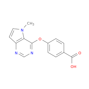 Benzoic acid, 4-[(5-methyl-5H-pyrrolo[3,2-d]pyrimidin-4-yl)oxy]-