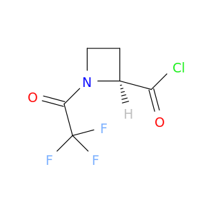 2-Azetidinecarbonyl chloride, 1-(trifluoroacetyl)-, (S)-