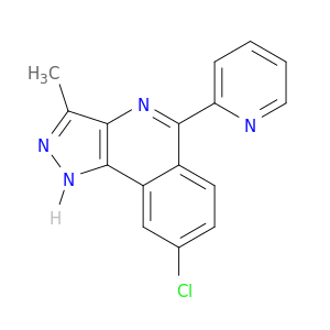 1H-Pyrazolo[4,3-c]isoquinoline, 8-chloro-3-methyl-5-(2-pyridinyl)-