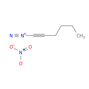 1-Hexyne-1-diazonium, nitrate (1:1)