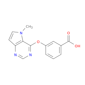 Benzoic acid, 3-[(5-methyl-5H-pyrrolo[3,2-d]pyrimidin-4-yl)oxy]-