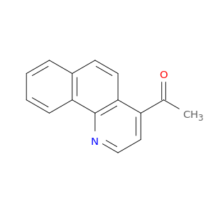 Ethanone, 1-benzo[h]quinolin-4-yl-