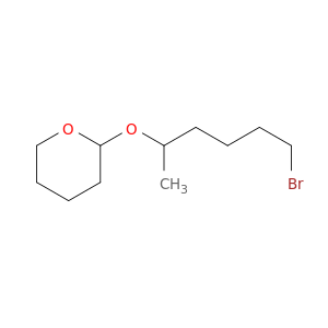 2H-Pyran, 2-[(5-bromo-1-methylpentyl)oxy]tetrahydro-