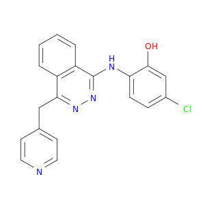 Phenol, 5-chloro-2-[[4-(4-pyridinylmethyl)-1-phthalazinyl]amino]-