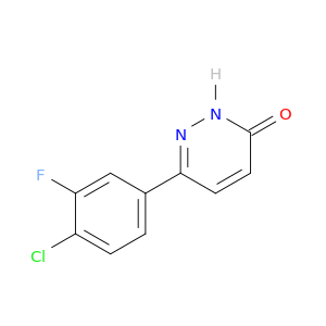 3(2H)-Pyridazinone, 6-(4-chloro-3-fluorophenyl)-