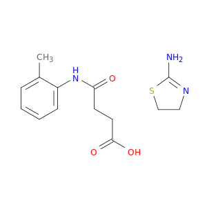 4-((2-METHYLPHENYL)AMINO)-4-OXOBUTANOIC ACID COMPD. WITH 4,5-DIHYDRO-2 -THIAZOLAMINE (1:1)