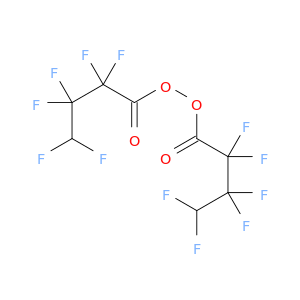 Peroxide, bis(2,2,3,3,4,4-hexafluoro-1-oxobutyl)