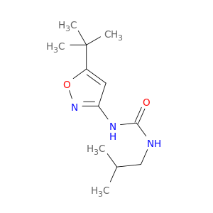 Urea, N-[5-(1,1-dimethylethyl)-3-isoxazolyl]-N'-(2-methylpropyl)-