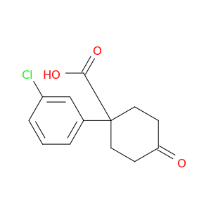 1-(3-氯苯基)-4-氧代环己甲酸