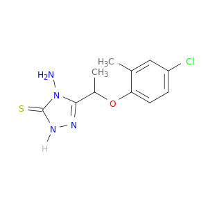 2,4-DIHYDRO-4-AMINO-5-(1-(4-CHLORO-2-METHYLPHENOXY)ETHYL)-3H-1,2,4-TRIAZOLE-3-THIONE