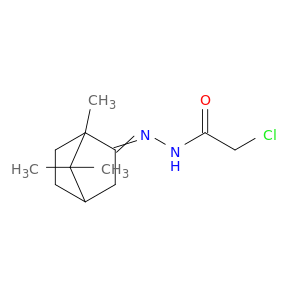 Chloro-acetic acid (1,7,7-trimethyl-bicyclo[2.2.1]hept-2-ylidene)-hydrazide
