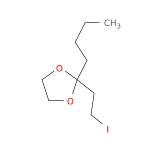 1,3-Dioxolane, 2-butyl-2-(2-iodoethyl)-