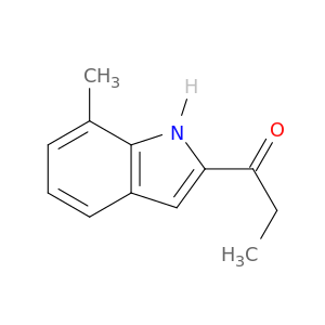 1-丙酮,1-(7-甲基-1H-Indol-2-Y1)-