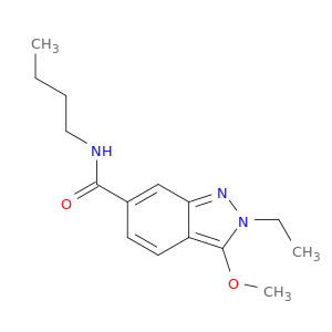 2H-Indazole-6-carboxamide, N-butyl-2-ethyl-3-methoxy-