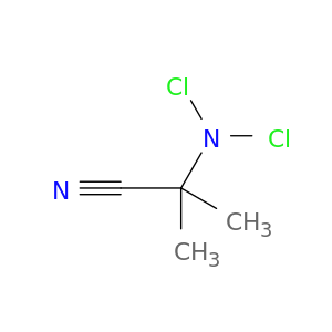Propanenitrile, 2-(dichloroamino)-2-methyl-