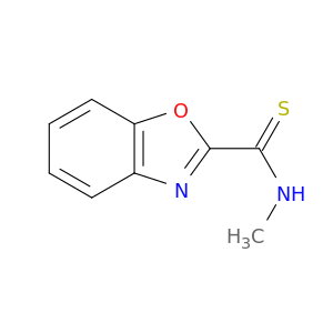 2-Benzoxazolecarbothioamide, N-methyl-
