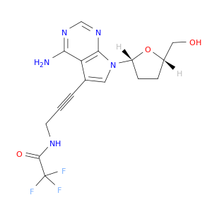 n-[3-[4-氨基-7-[(2R,5s)-四羟基-5-(羟甲基)-2-呋喃基]-7H-吡咯[2,3-D]嘧啶-5-Y1]-2-propyn-1-yl]-2,2,2-三氟乙酰胺