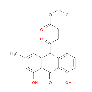 9-Anthracenebutanoicacid, 9,10-dihydro-4,5-dihydroxy-2-methyl-g,10-dioxo-, ethyl ester