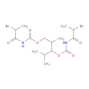 Carbamic acid,(2-bromopropionyl)-, 2-methyl-2-propyltrimethylene ester (8CI)