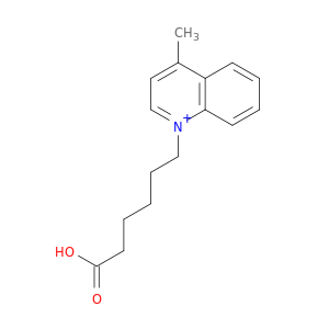 Quinolinium, 1-(5-carboxypentyl)-4-methyl-