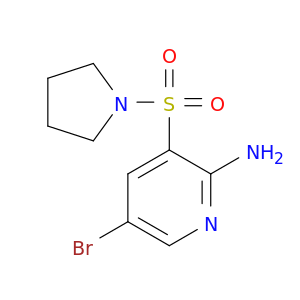 5-Bromo-3-(Pyrrolidine-1-Sulfonyl)Pyridin-2-Amine