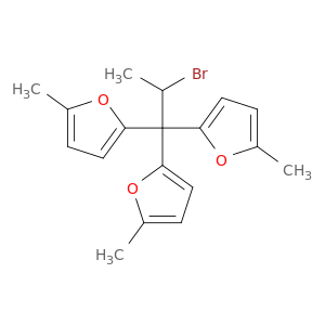 Furan, 2,2',2''-(2-bromopropylidyne)tris[5-methyl-