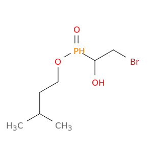 Phosphinic acid, (2-bromo-1-hydroxyethyl)-, 3-methylbutyl ester