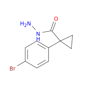 1-(4-Bromophenyl)cyclopropane-1-carbohydrazide