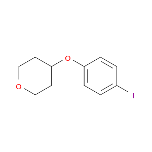 2H-Pyran,tetrahydro-4-(4-iodophenoxy)-