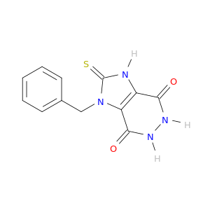 1H-IMIDAZO[4,5-D]PYRIDAZINE-4,7-DIONE, 2,3,5,6-TETRAHYDRO-1-(PHENYLMETHYL)-2-THIOXO-