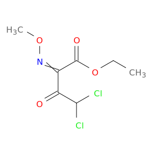 Butanoic acid, 4,4-dichloro-2-(methoxyimino)-3-oxo-, ethyl ester