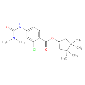 (3,3,4,4-tetramethylcyclopentyl) 2-chloro-4-(dimethylcarbamoylamino)benzoate
