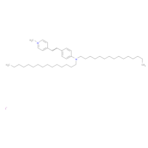 4-（4-双十五烷基氨苯乙烯）-1-甲基吡啶鎓碘