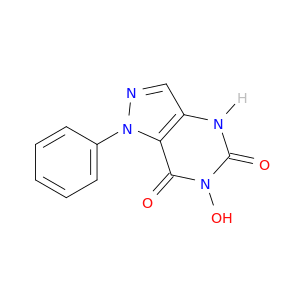 1H-Pyrazolo[4,3-d]pyrimidine-5,7(4H,6H)-dione,6-hydroxy-1-phenyl-