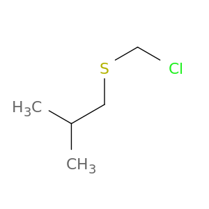 Propane, 1-[(chloromethyl)thio]-2-methyl-