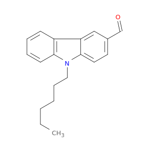 9H-Carbazole-3-carboxaldehyde, 9-hexyl-