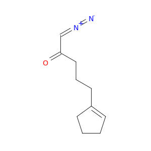 2-Pentanone, 5-(1-cyclopenten-1-yl)-1-diazo-