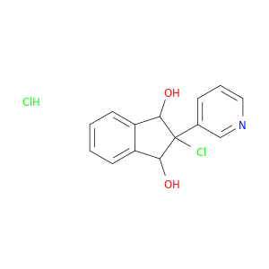 1H-Indene-1,3-diol, 2-chloro-2,3-dihydro-2-(3-pyridinyl)-, hydrochloride