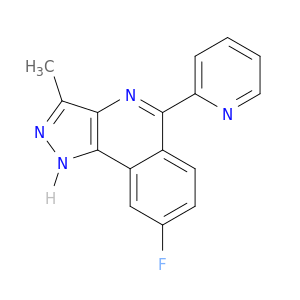 1H-Pyrazolo[4,3-c]isoquinoline, 8-fluoro-3-methyl-5-(2-pyridinyl)-