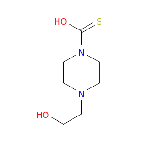 1-Piperazinecarbothioicacid, 4-(2-hydroxyethyl)-