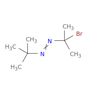 Diazene, (1-bromo-1-methylethyl)(1,1-dimethylethyl)-