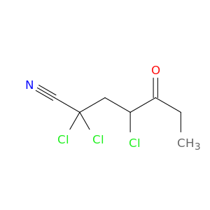 Heptanenitrile, 2,2,4-trichloro-5-oxo-