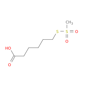 Hexanoic acid, 6-[(methylsulfonyl)thio]-