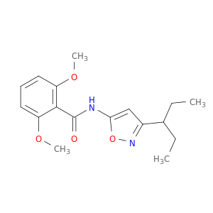 Benzamide, N-[3-(1-ethylpropyl)-5-isoxazolyl]-2,6-dimethoxy-