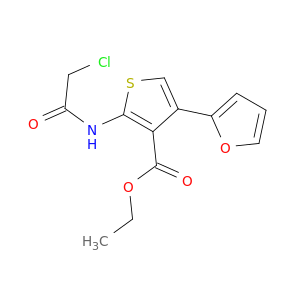 乙基2-[(2-氯乙酰基)氨基]-4-(2-呋喃基)-3-噻吩羧酸盐